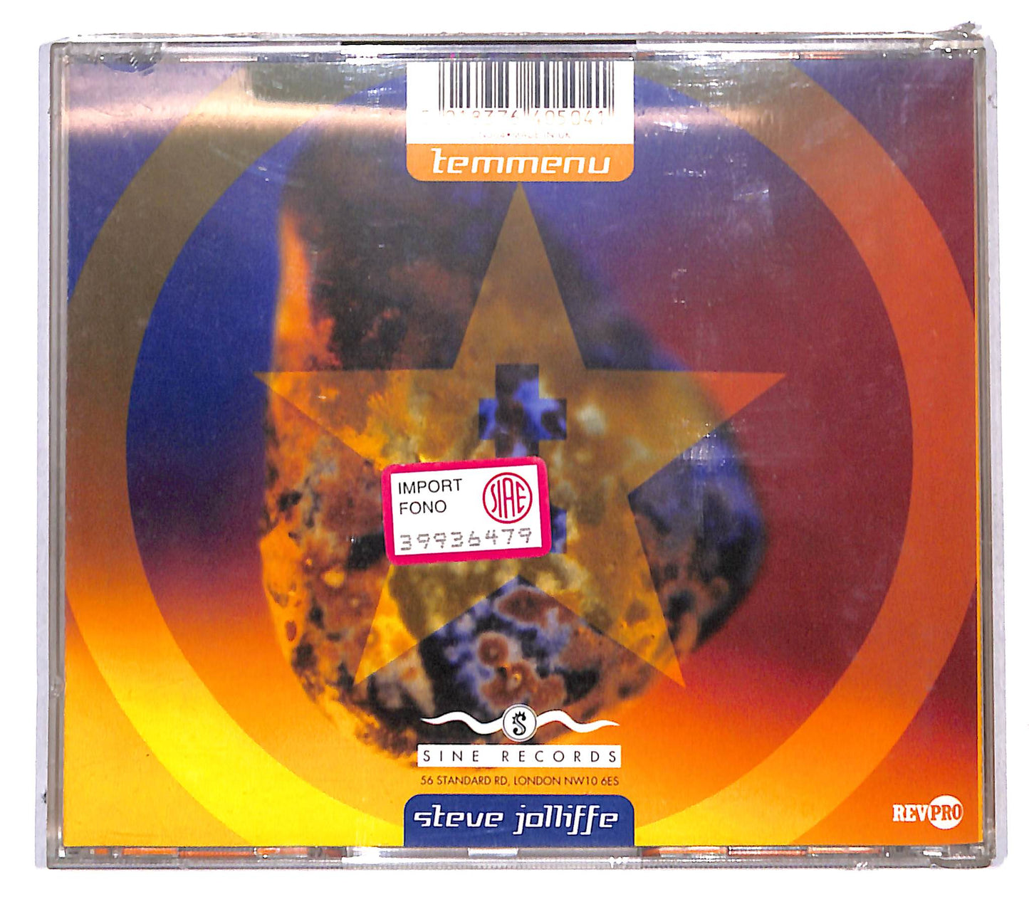 EBOND Steve Jolliffe - Temmenu CD CB061135