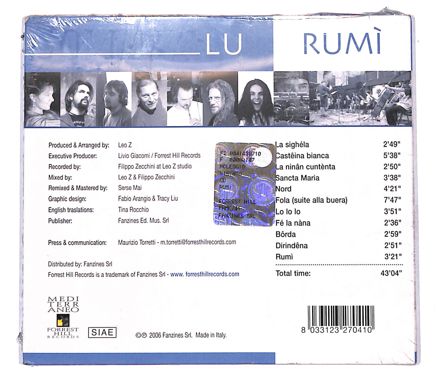 EBOND Lu - Rumi DIGIPACK CD CB061147