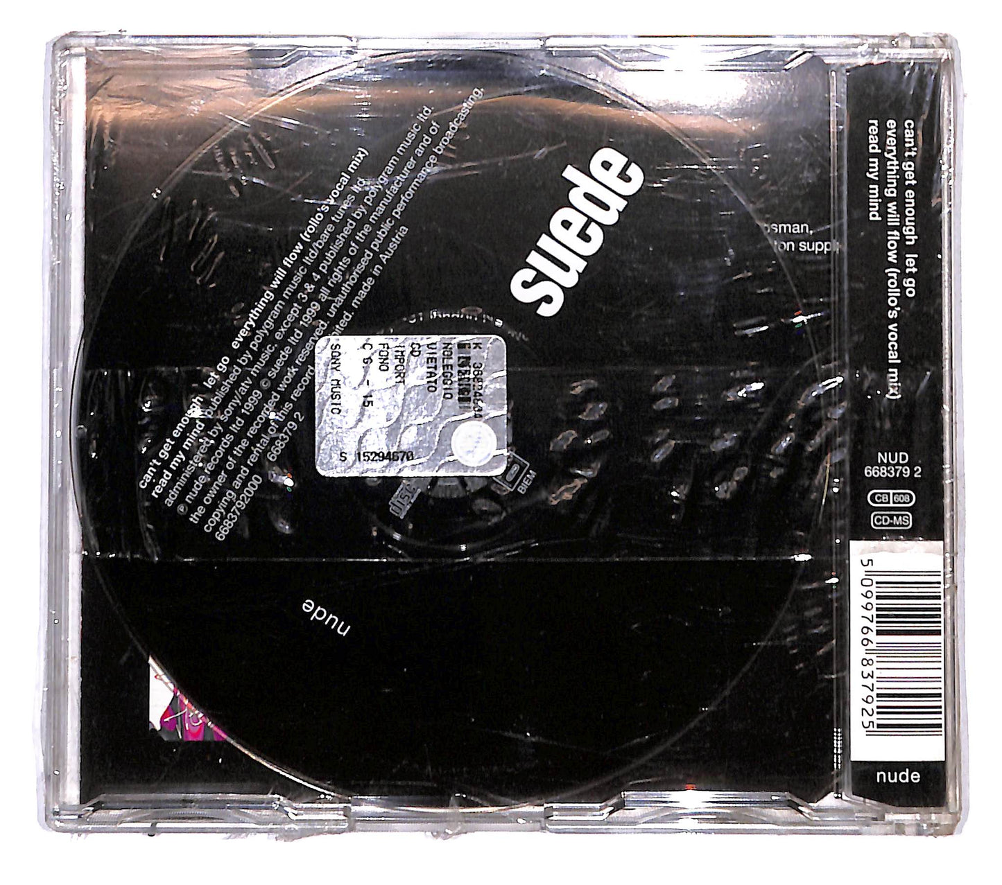EBOND Suede - Can't Get Enough CD CB061148