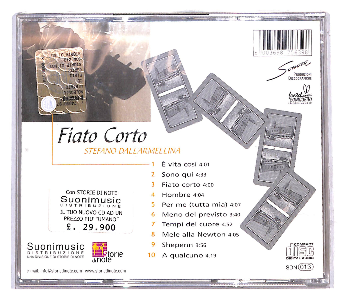 EBOND Stefano Dall'Armellina - Fiato Corto CD CB061156