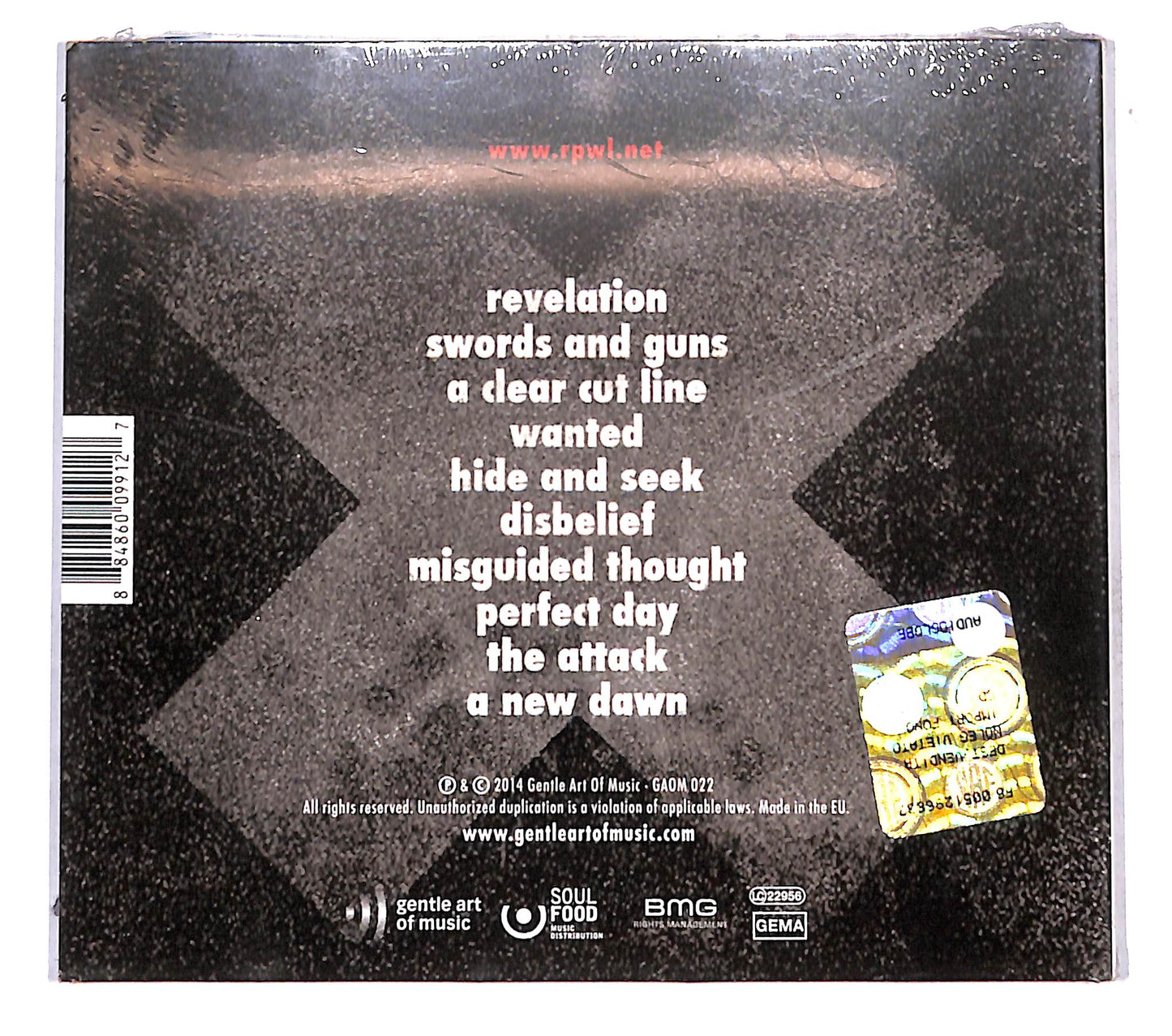 EBOND RPWL - Wanted DIGIPACK CD CB061316