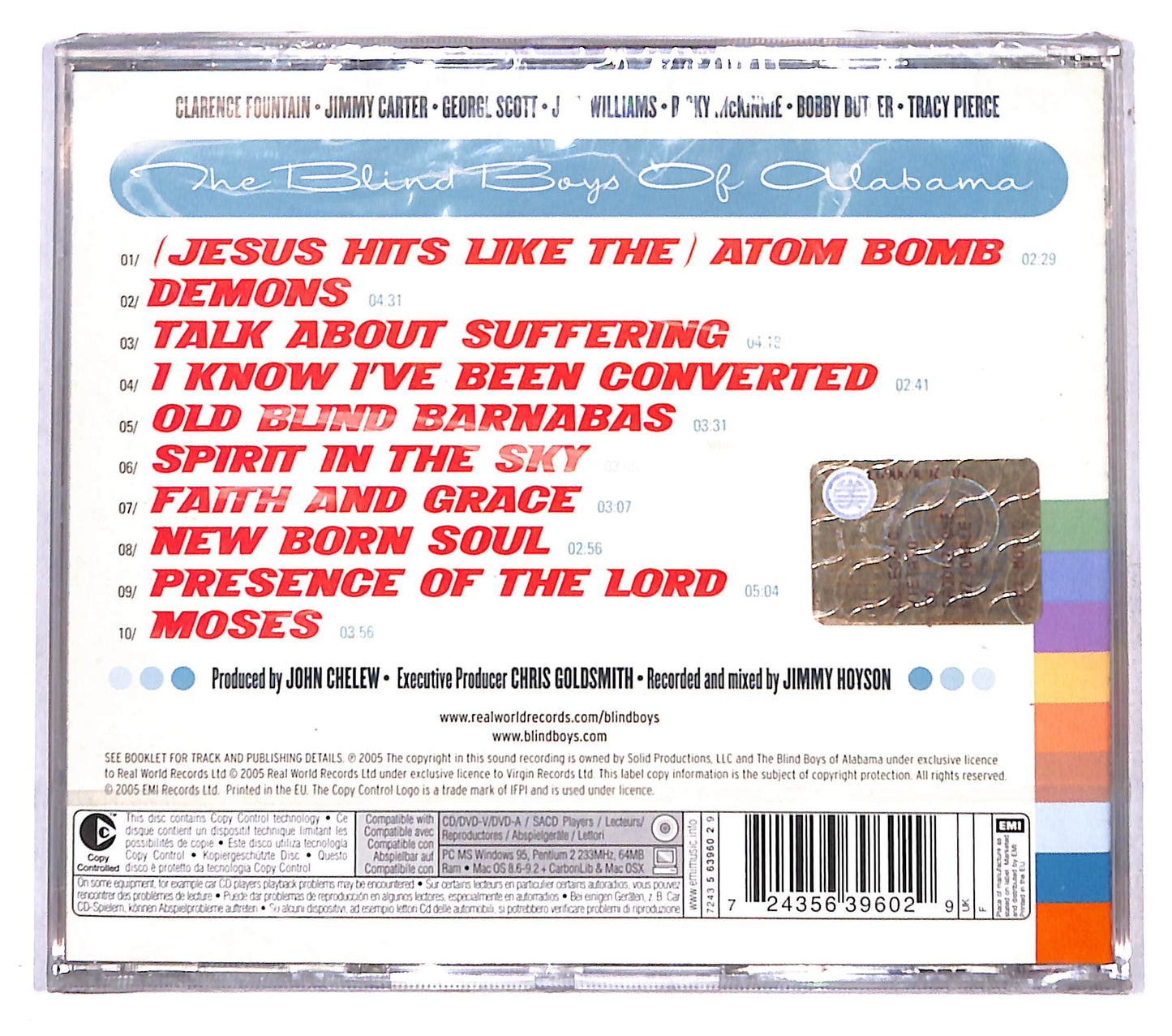 EBOND The Blind Boys Of Alabama - Atom Bomb CD CB061318