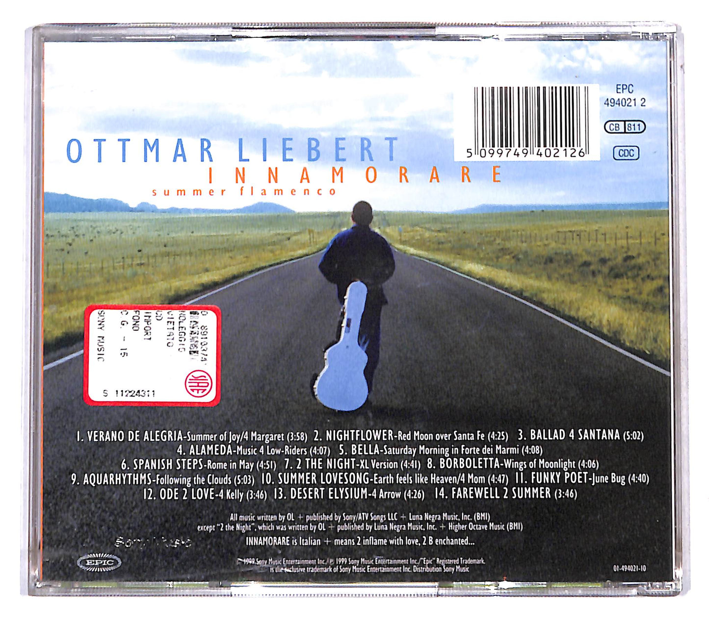EBOND Ottmar Liebert - Innamorare - Summer Flamenco CD CB061332