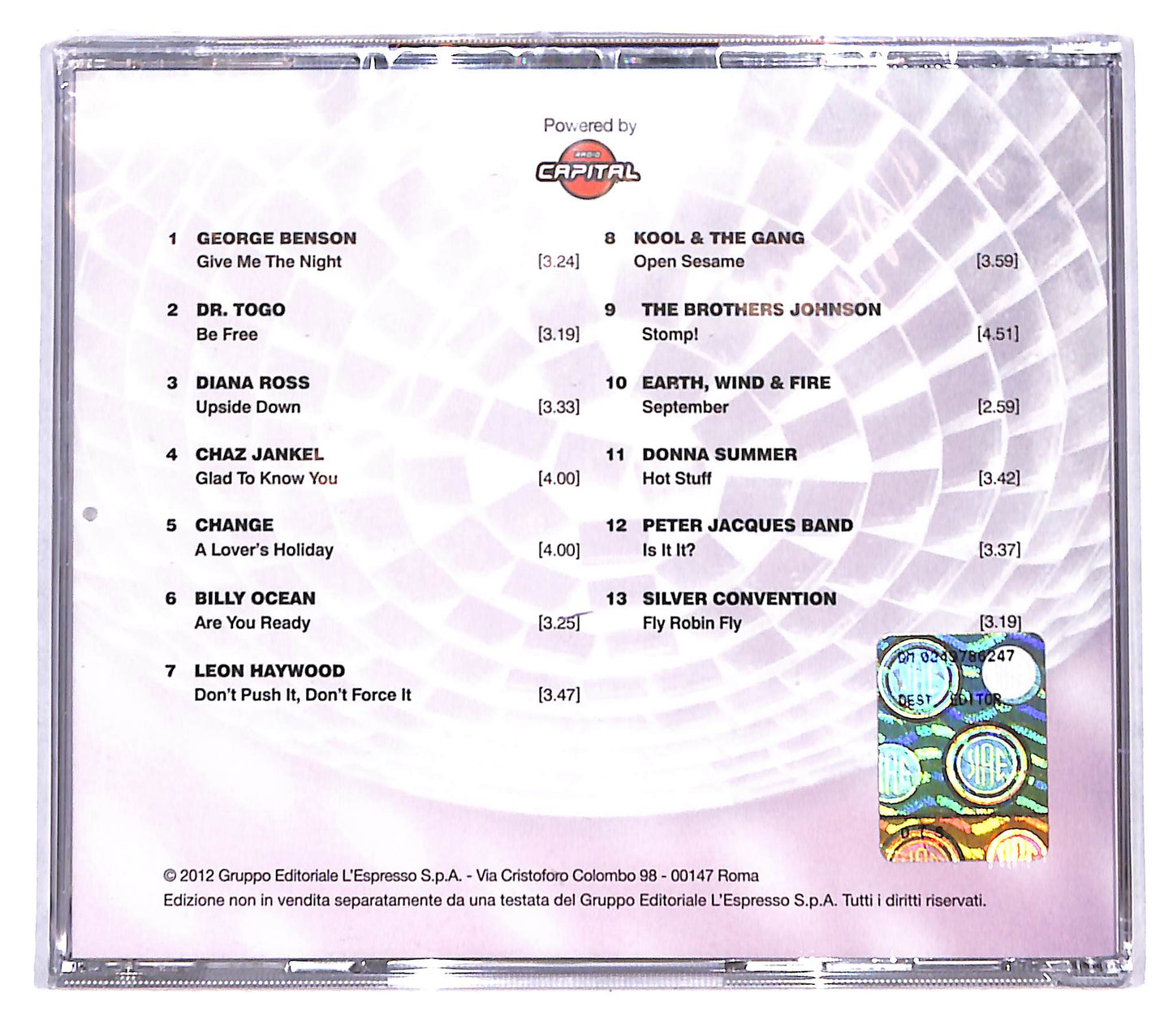 EBOND Various - disco music - in the mix vol.8 EDITORIALE CD CB062012