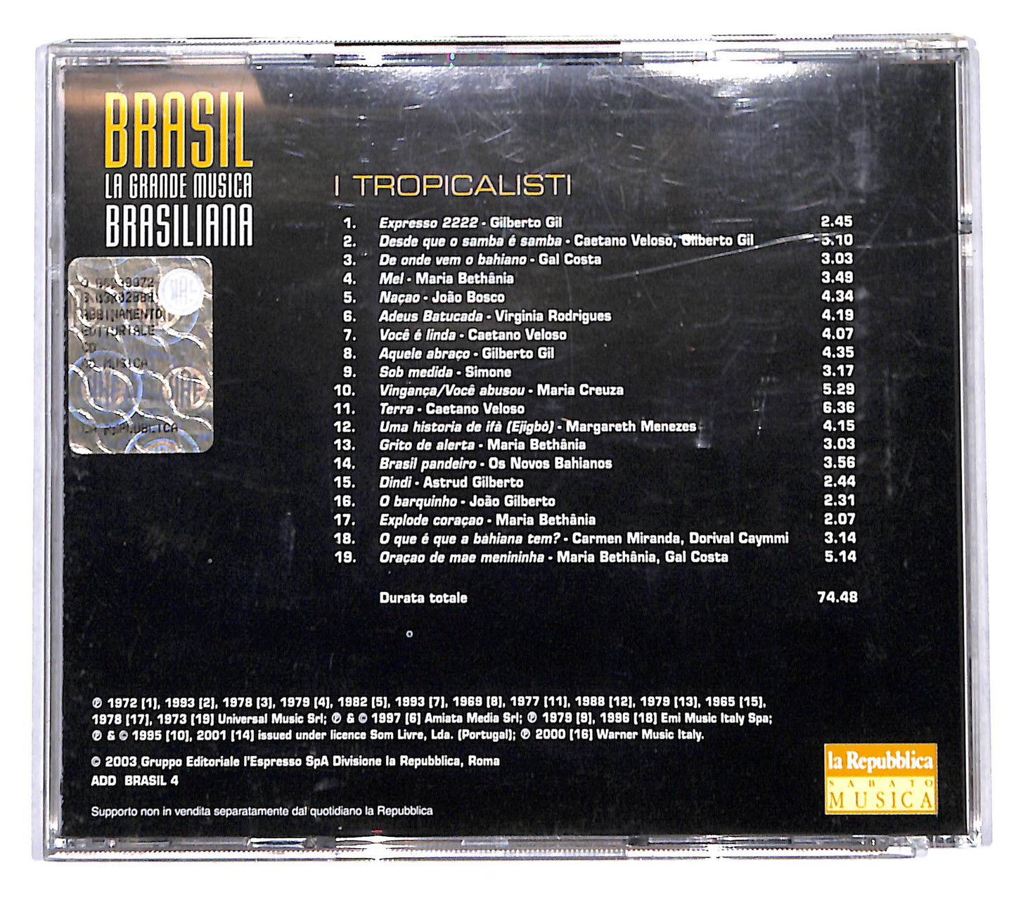 EBOND Various - Brasil - 4 I Tropicalisti EDITORIALE CD CB062034