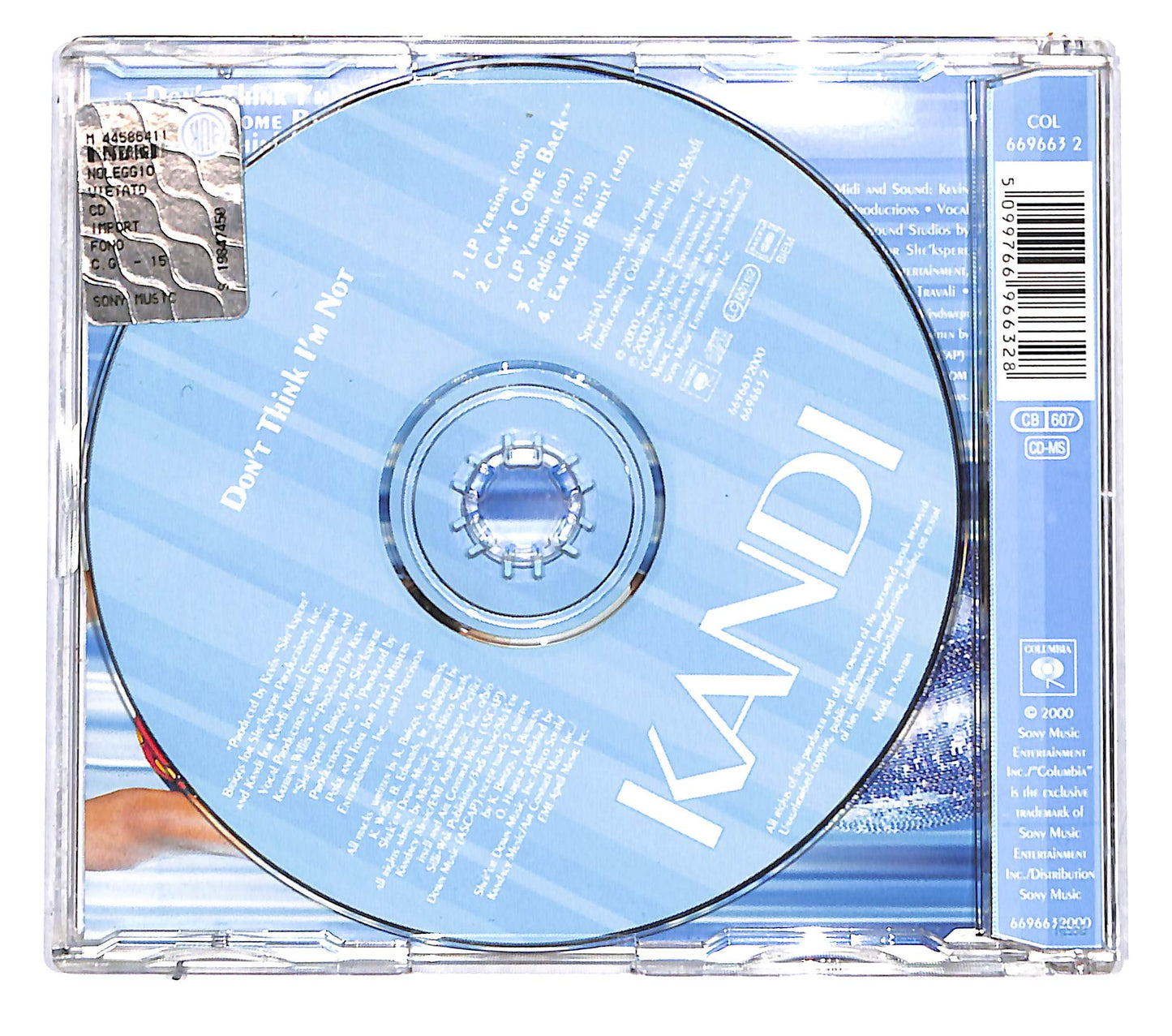 EBOND Kandi - Don't Think I'm Not CD CB062037