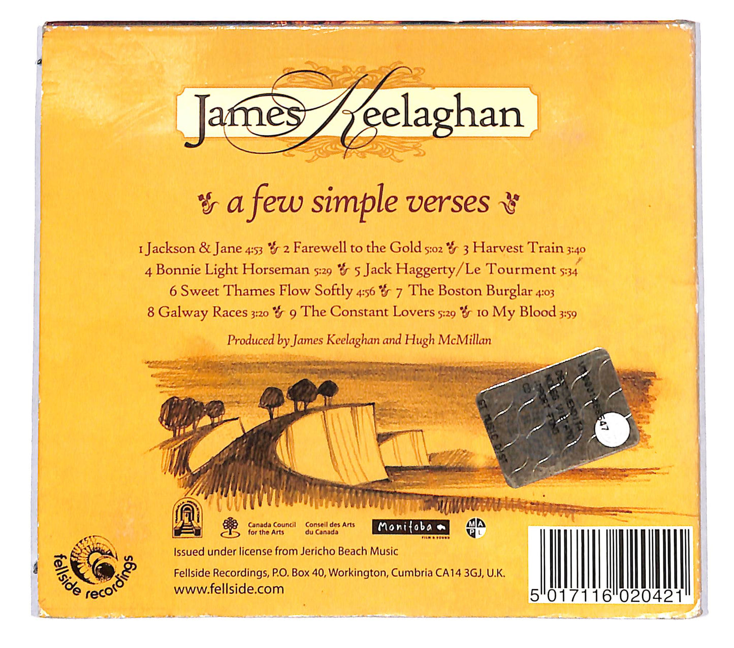 EBOND James Keelaghan - A Few Simple Verses DIGIPACK CD CB062047