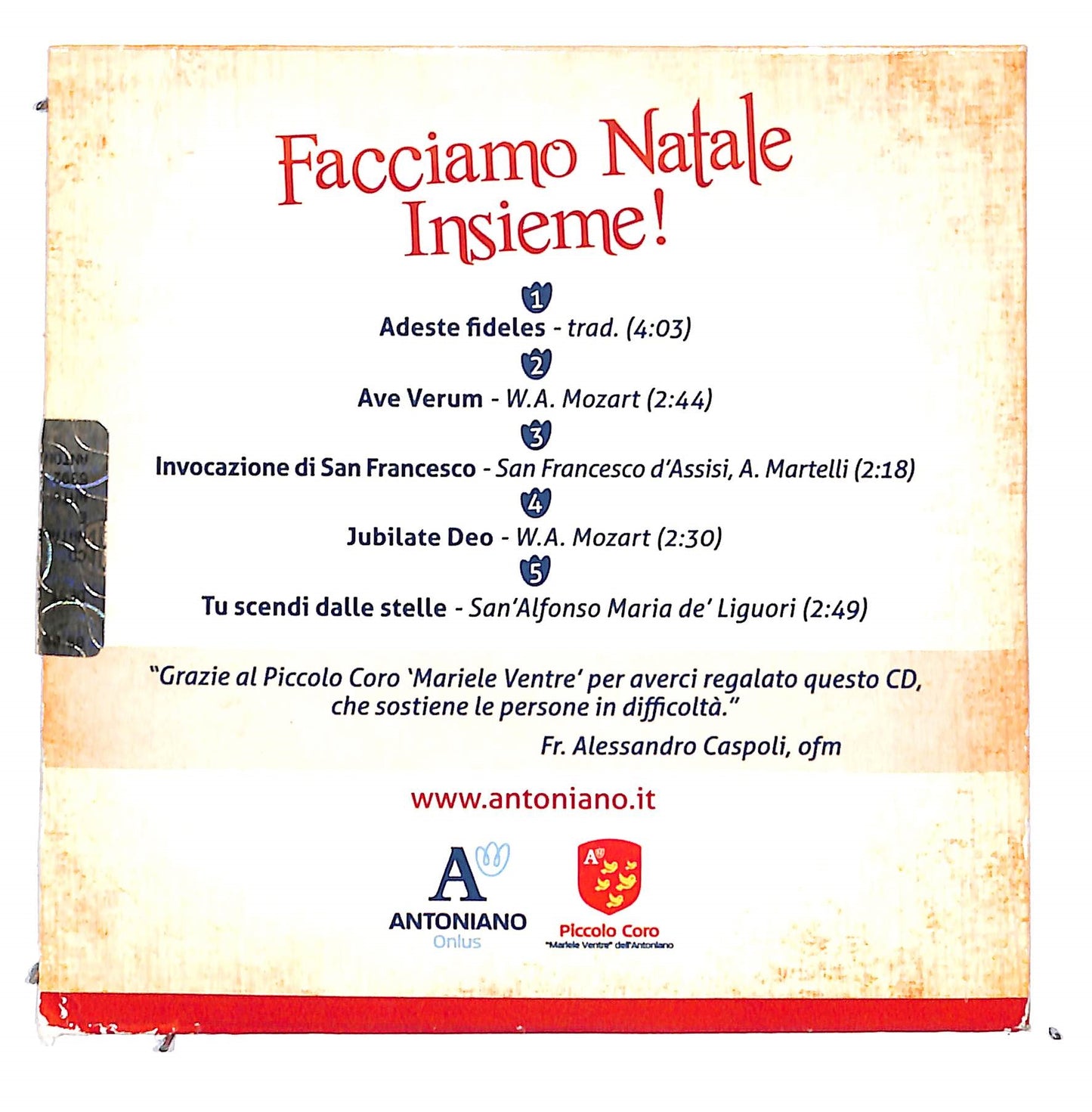 EBOND Various - Facciamo Natale insieme CD CB062051