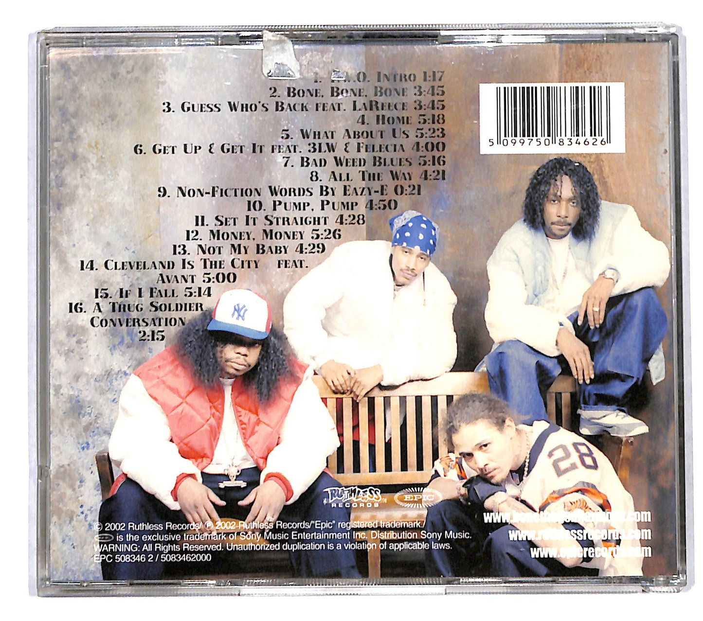 EBOND Bone Thugs-N-Harmony - Thug World Order CD CB062056