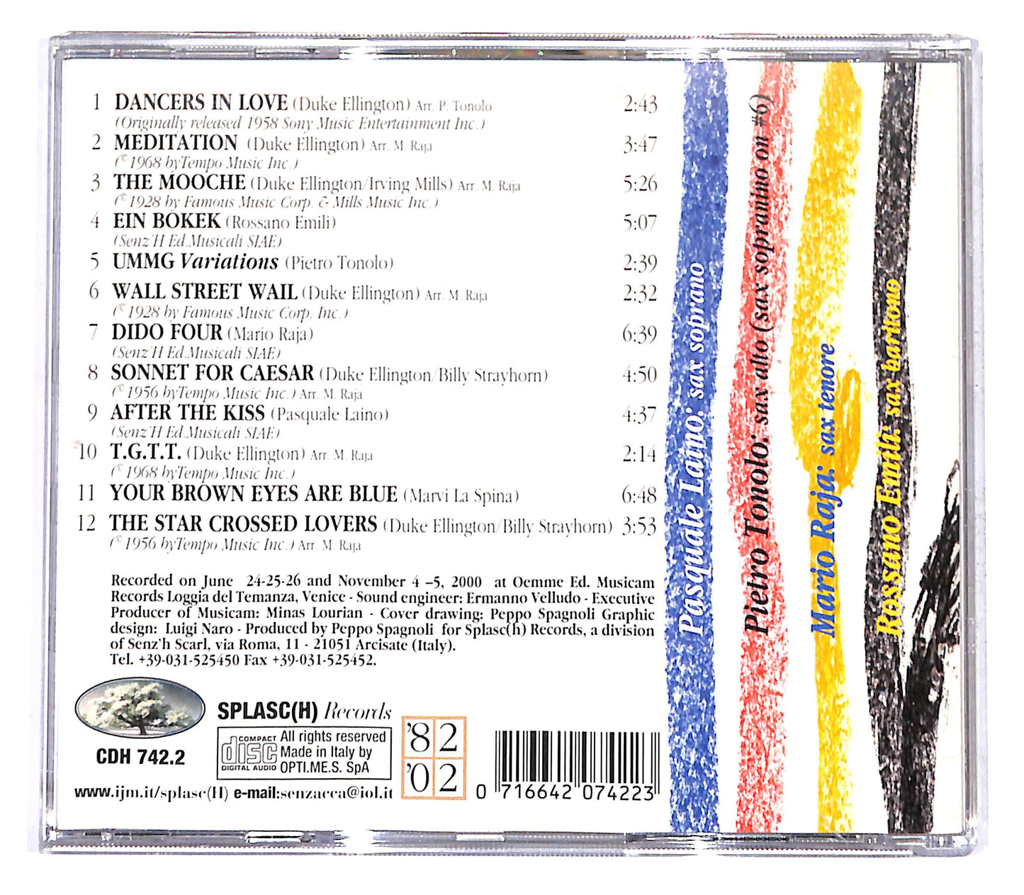 EBOND Arundo Donax - Dancers In Love CD CB062303