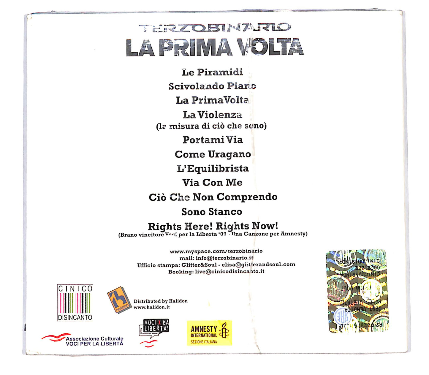 EBOND Terzobinario - La Prima Volta DIGIPACK CD CB062372