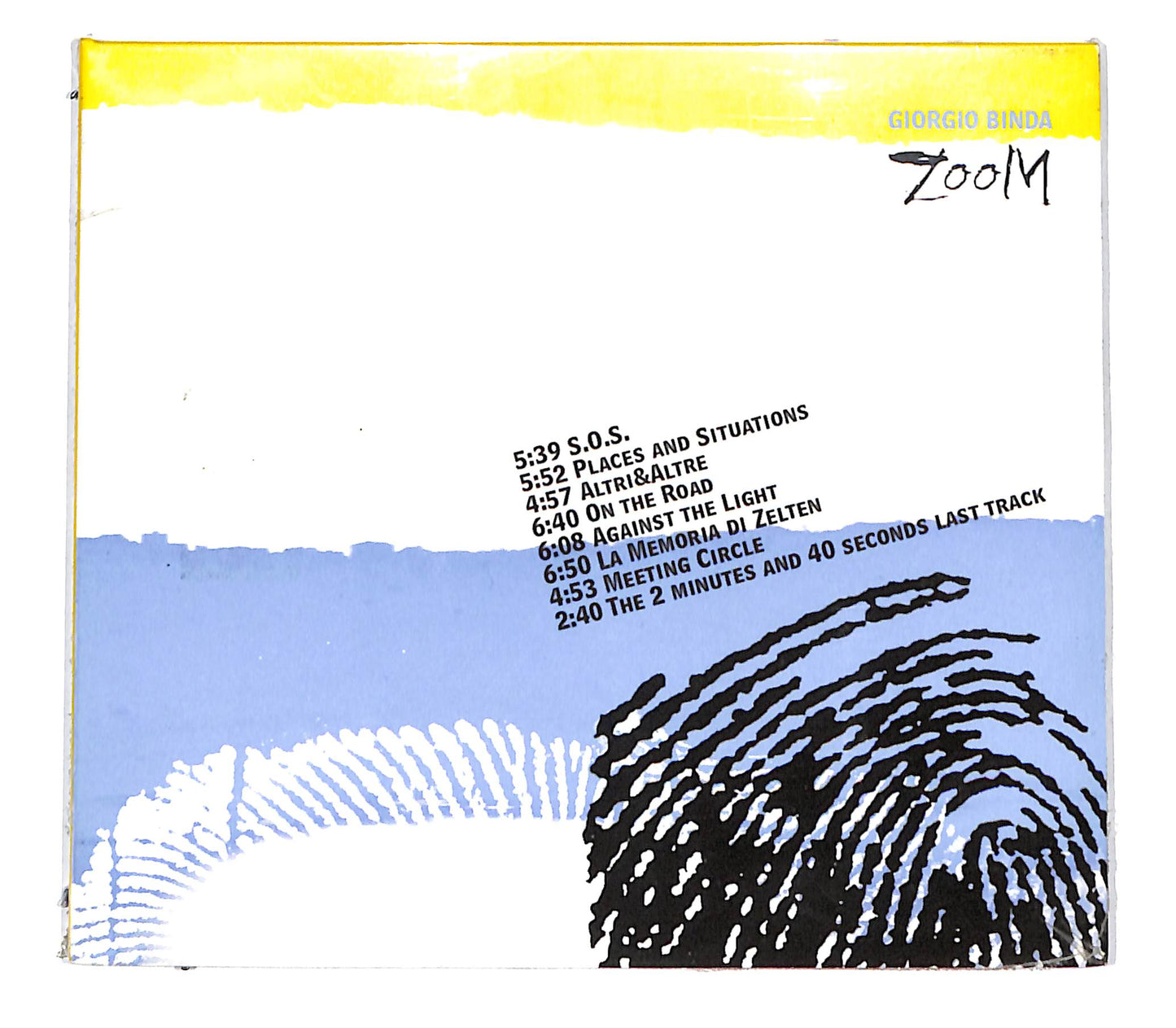 EBOND Giorgio Binda - Zoom DIGIPACK CD CB062373