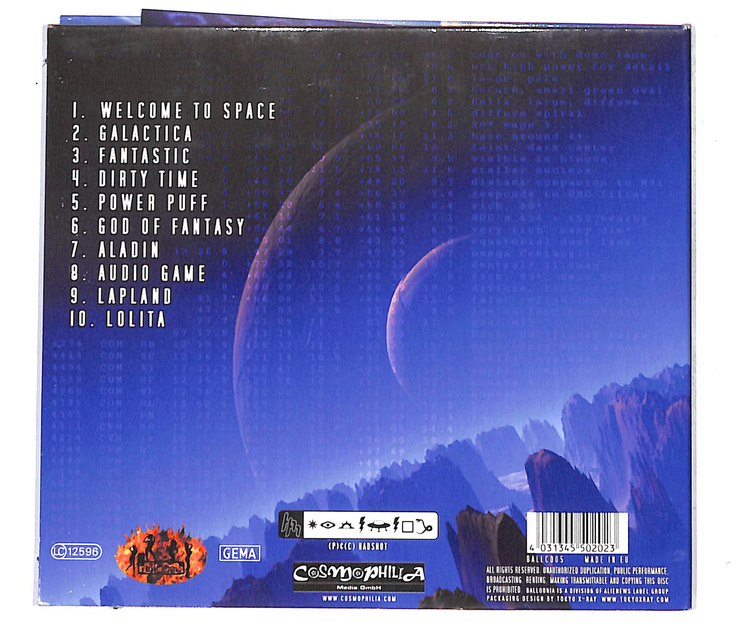 EBOND Vik On Injection - Welcome To Space CD CB062545