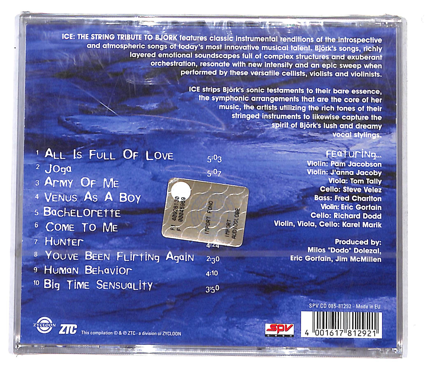 EBOND The Vitamin String Quartet - Ice - The String Tribute To Bjork CD CB062551