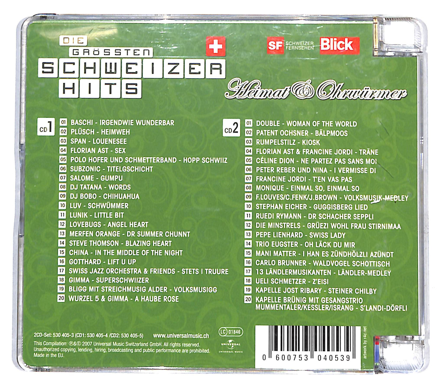 EBOND Various - Die Grossten Schweizer Hits SJB CD CB068428