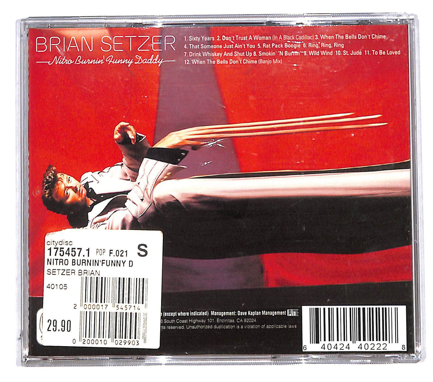 EBOND Brian Setzer - Nitro Burnin' Funny Daddy CD CB068437
