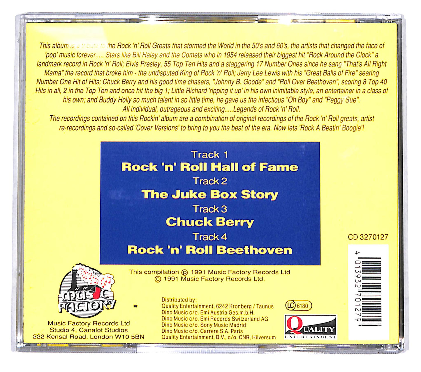 EBOND Jive Bunny And The Mastermixers - Rock 'n' Roll Hall Of Fame CD CB068441