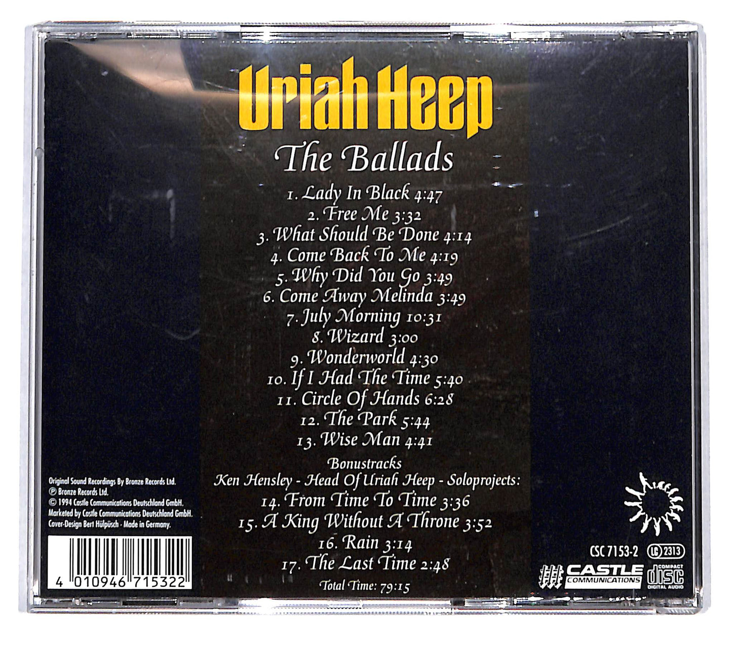 EBOND Uriah Heep - The Ballads CD CB068450