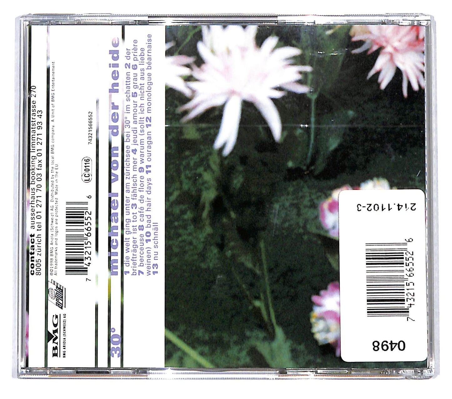 EBOND Michael Von Der Heide - 30° CD CB068453