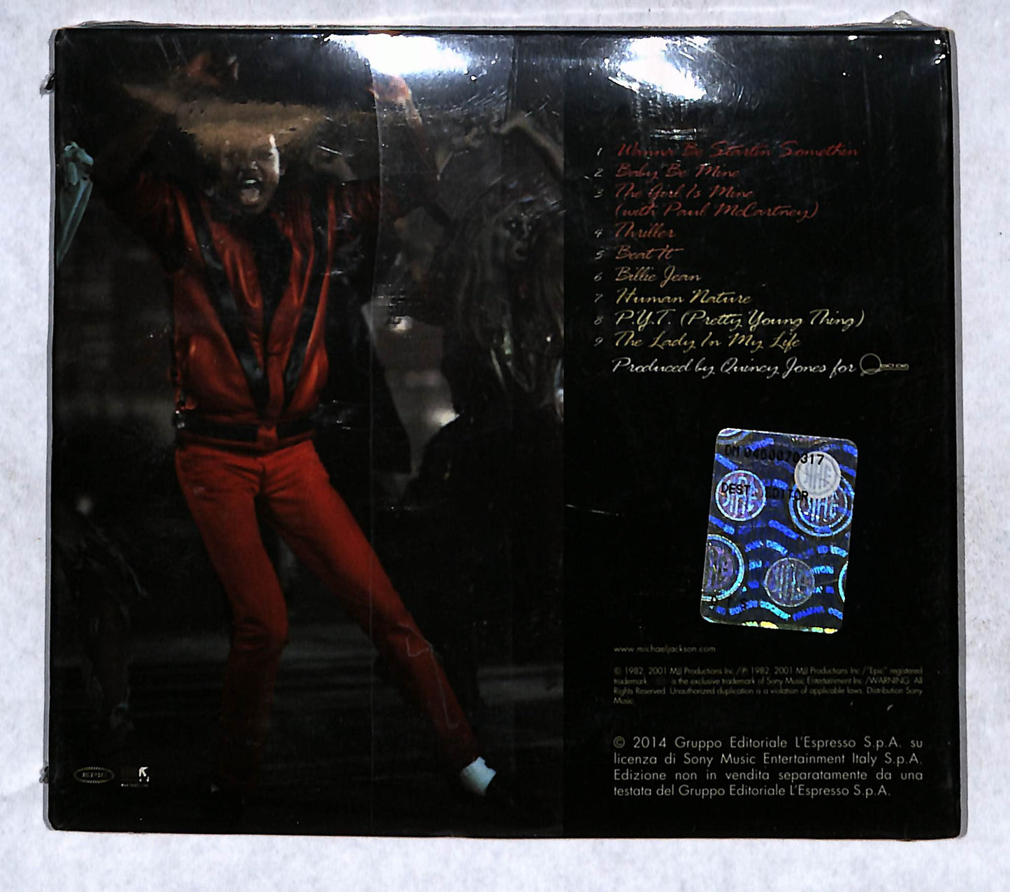 EBOND Micheal Jackson - Thriller DIGIPACK EDITORIALE CD CB068711
