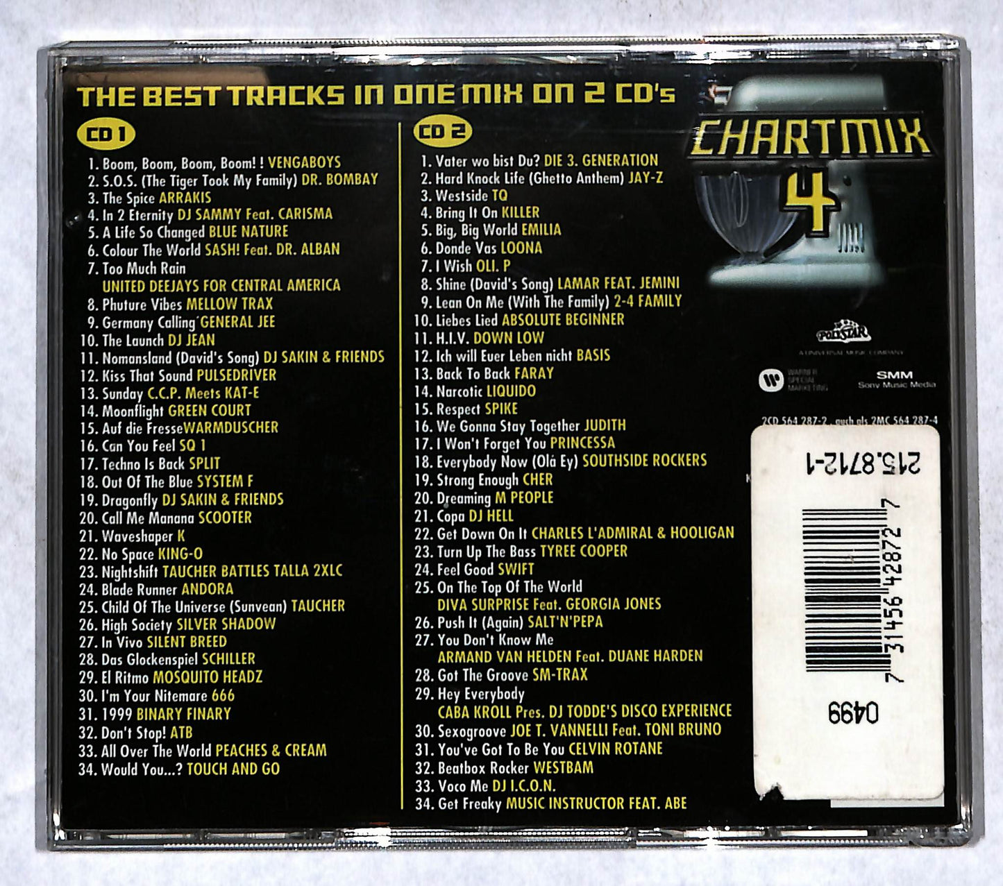 EBOND Various - Chartmix 4 CD CB068716