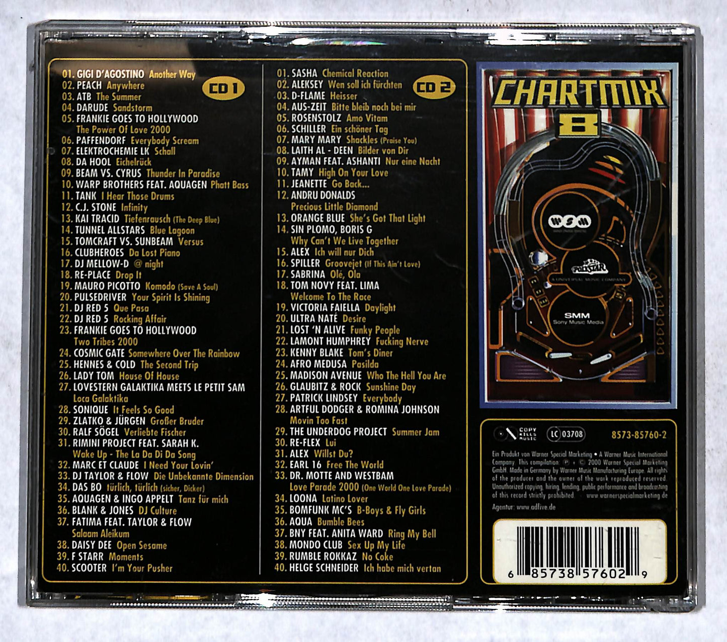EBOND Various - Chartmix 8 CD CB068720