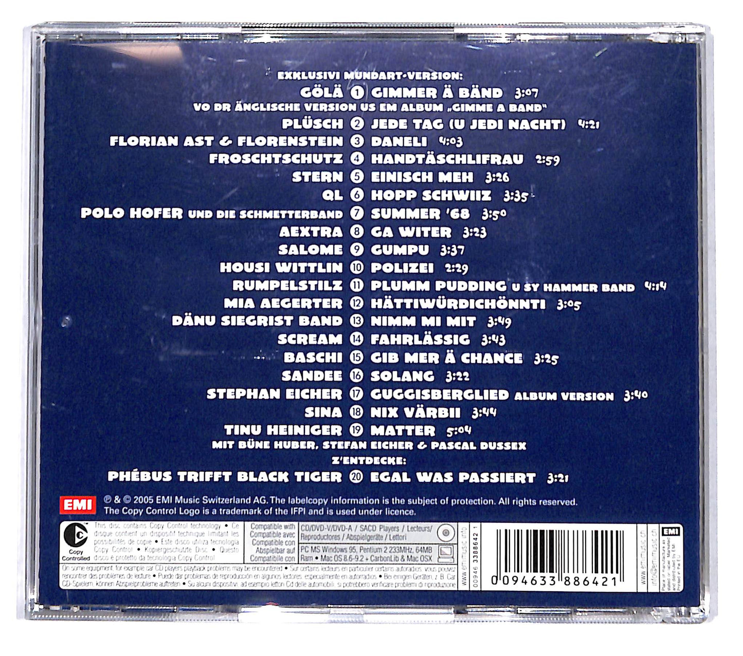 EBOND Various - S'bescht Mundart Album Wo's Git 4 CD CB069651