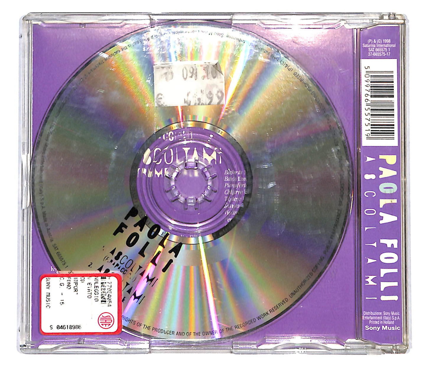 EBOND Paola Folli - Ascoltami CD CB069654