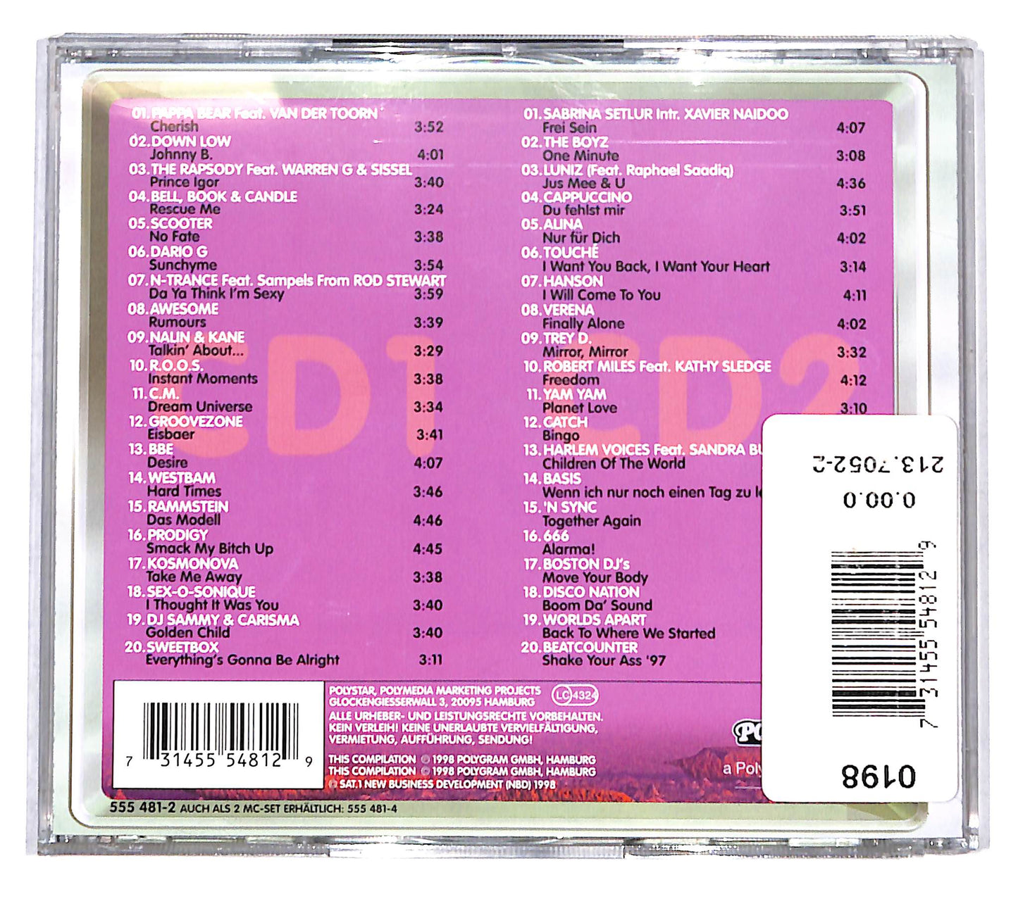 EBOND Various - Mega Hits 98 Die Erste CD CB070828