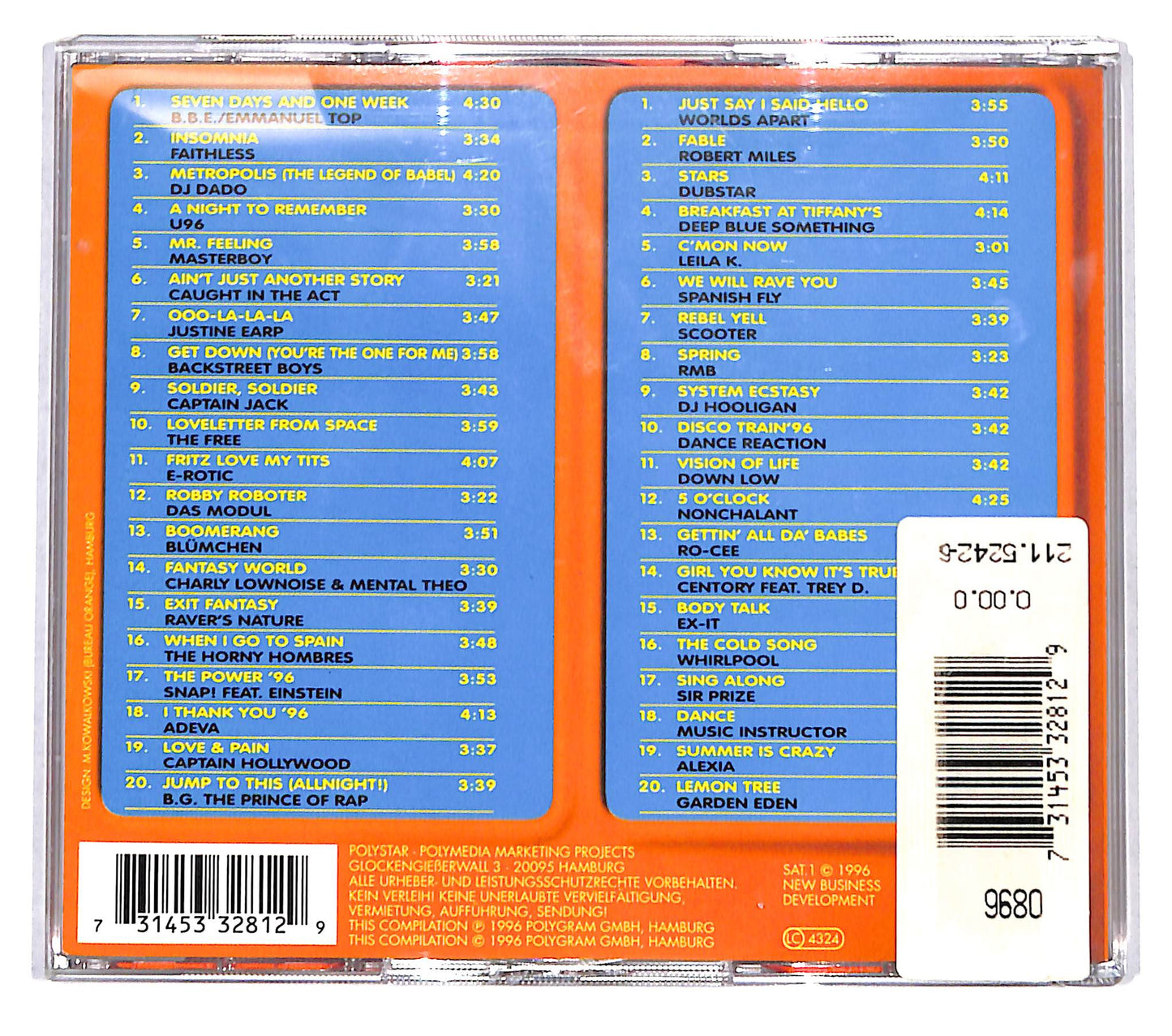 EBOND Various - Mega Hits 96 Die Zweite CD CB070830