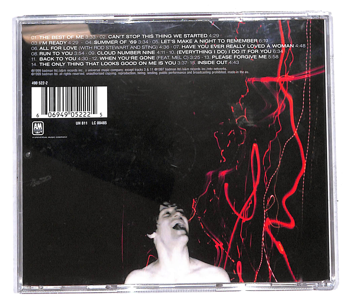 EBOND Bryan Adams - The Best Of Me CD CB071507