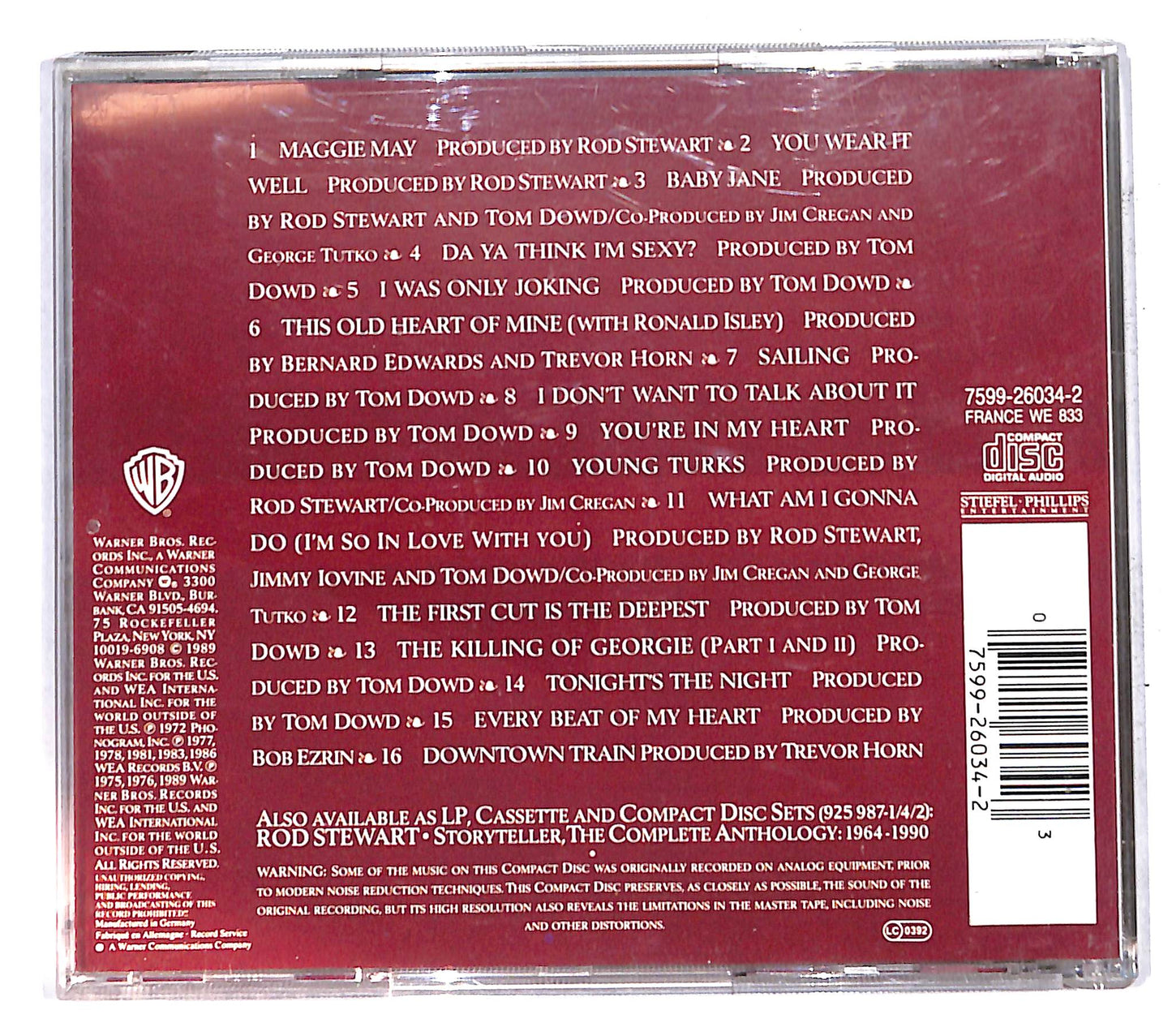EBOND Rod Stewart - The Best Of Rod Stewart CD CB071521