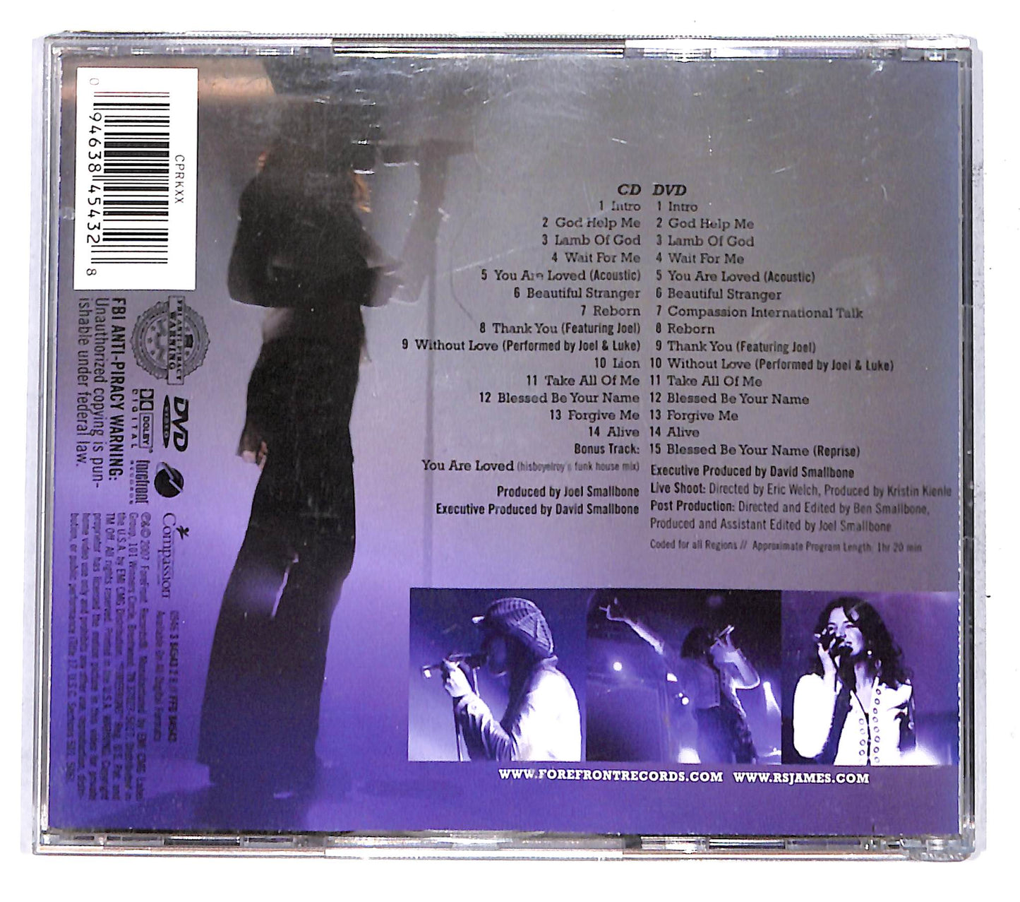 EBOND Rebecca St. James - Alive In Florida +DVD CD CB071523