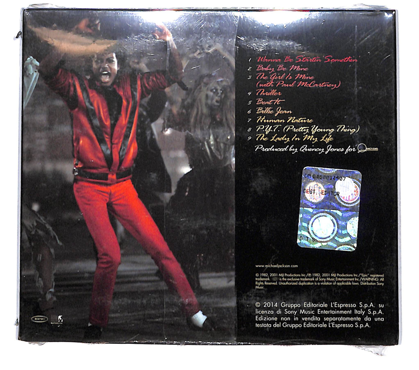 EBOND Michael Jackson Thriller EDITORIALE DIGIPACK CD CB073104