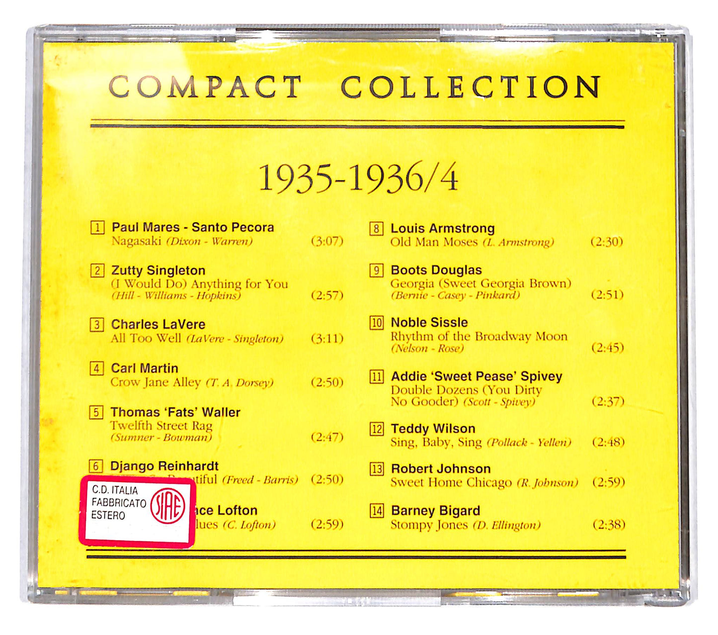 EBOND Various - 1935-1936/4 I Grandi Successi CD CB073812