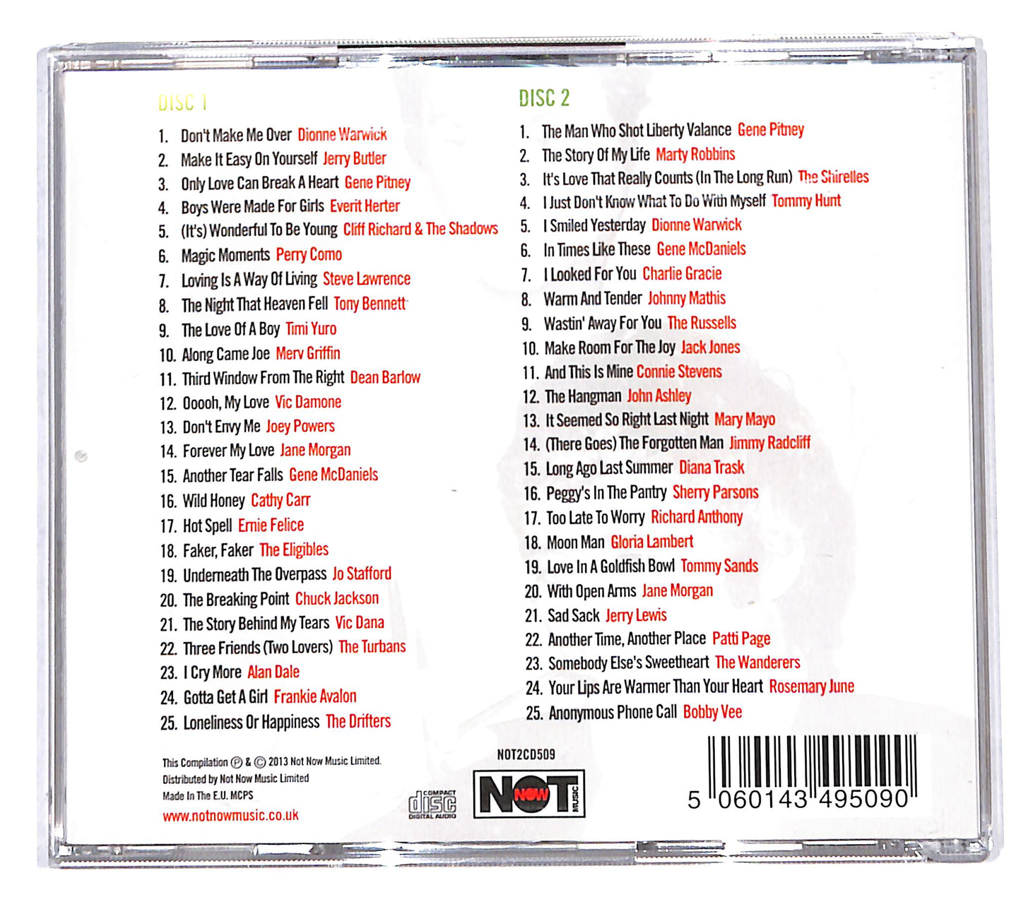 EBOND Various - The Songs Of Bacharach & David CD CB073822