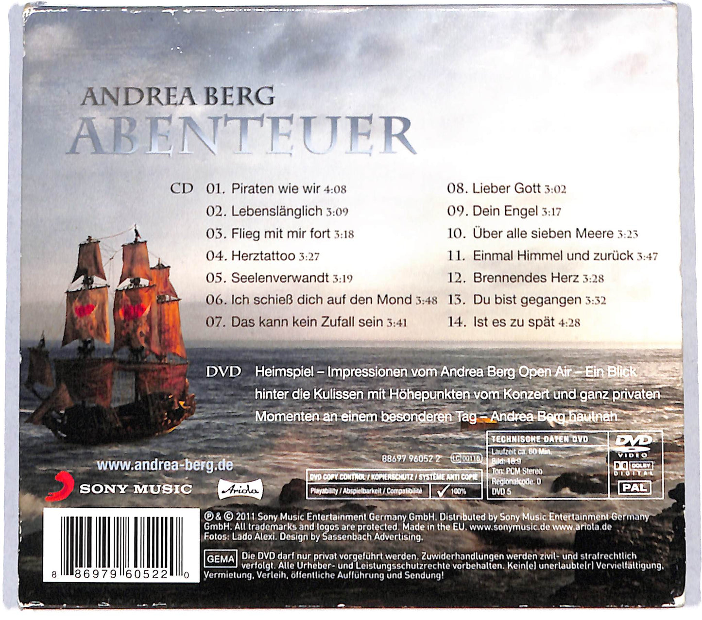 EBOND Andrea Berg - Abenteuer + DVD CD CB073843