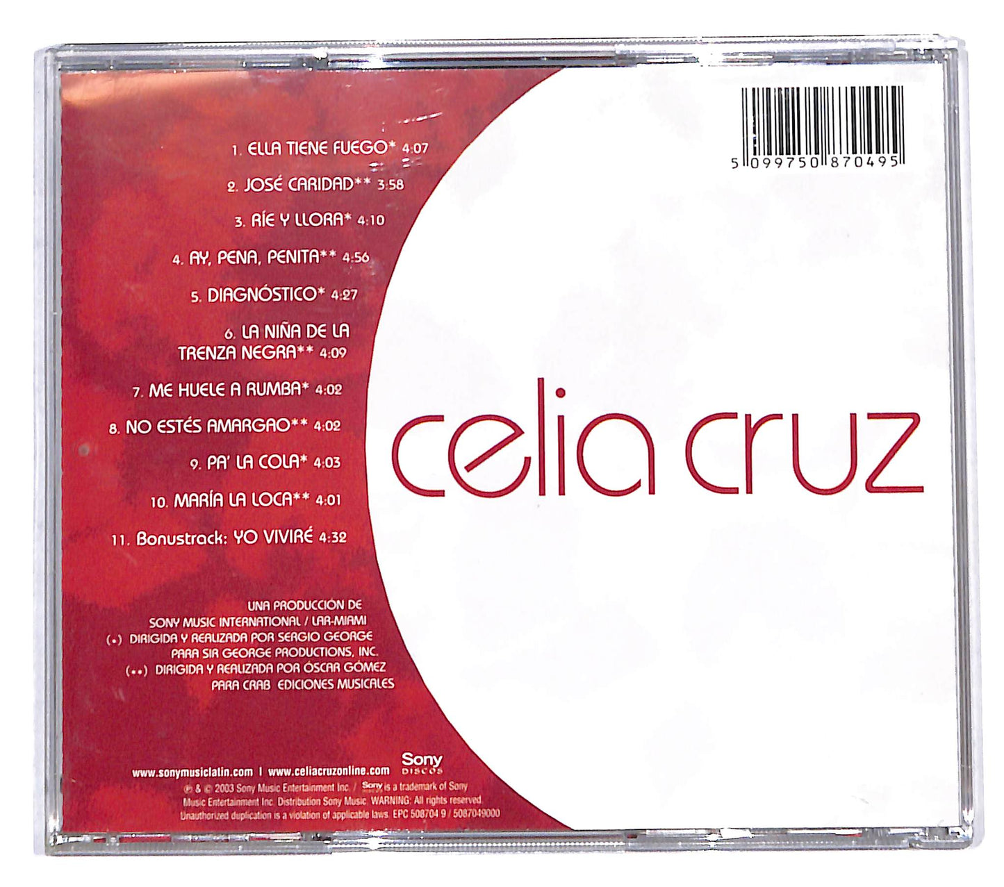 EBOND Celia Cruz - Regalo Del Alma CD CB073851