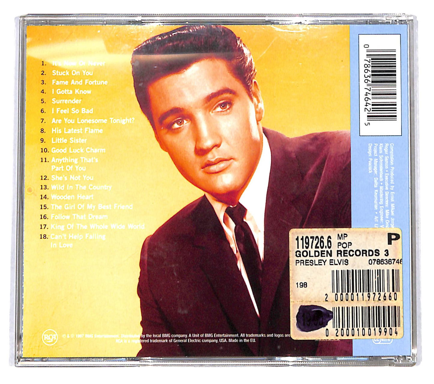 EBOND Elvis Presley - Elvis' Golden Records - Volume 3 SJB CD CB074029