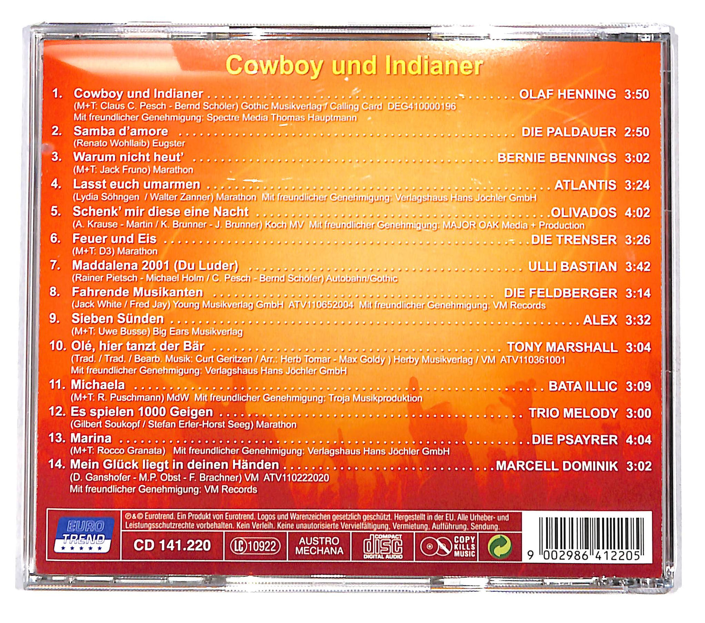 EBOND Various - Cowboy Und Indianer CD CB074043