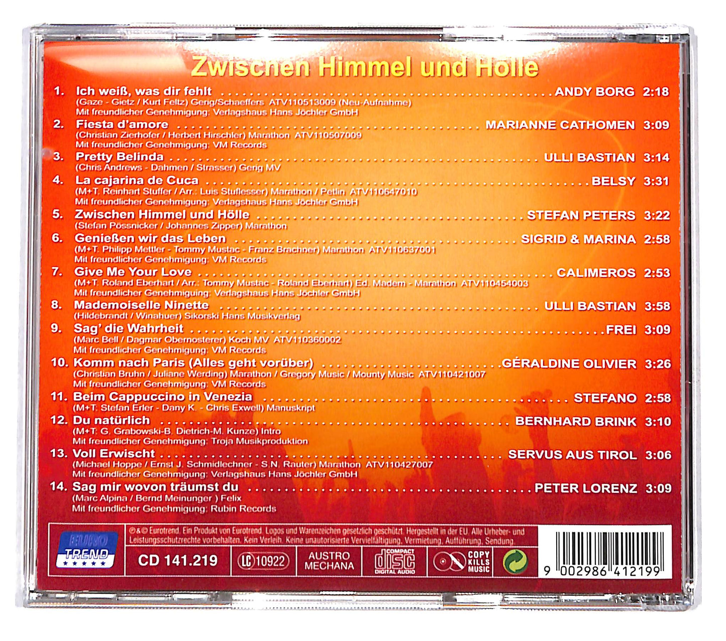 EBOND Various - Zwischen Himmel Und Holle CD CB074044