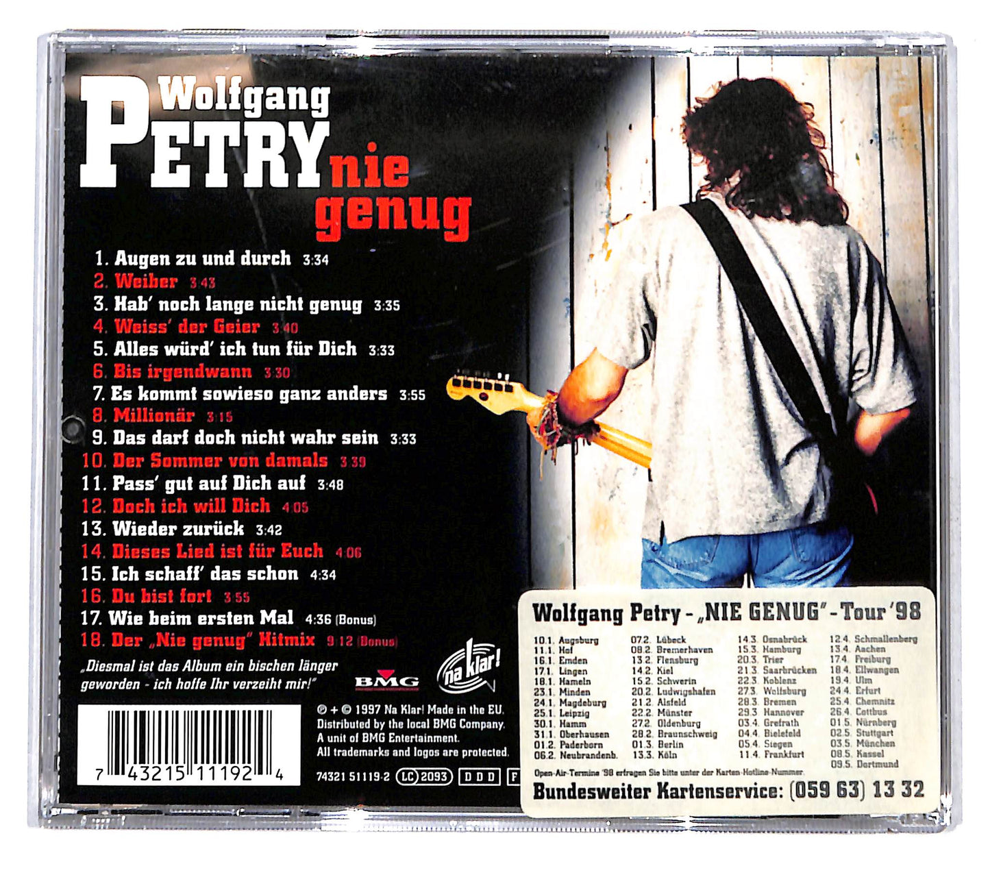 EBOND Wolfgang Petry - Nie Genug CD CB074052