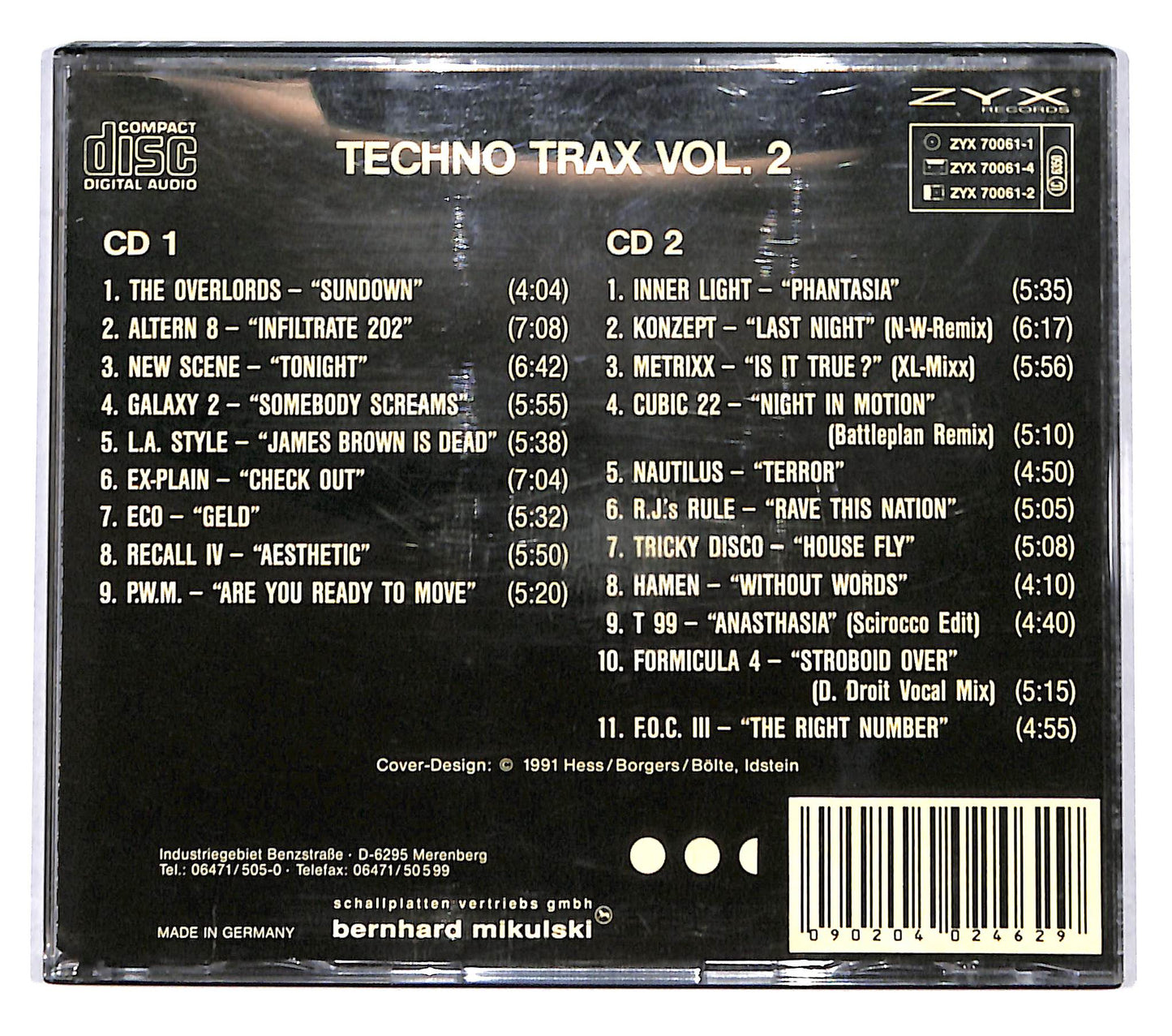 EBOND Various - Techno Trax Vol. 2 CD CB074504