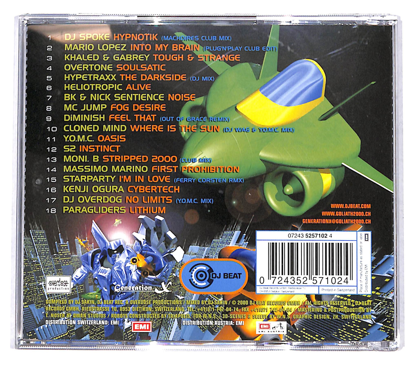 EBOND DJ Sakin - Goliath 6 - The Battle Of The Giants CD CB074516