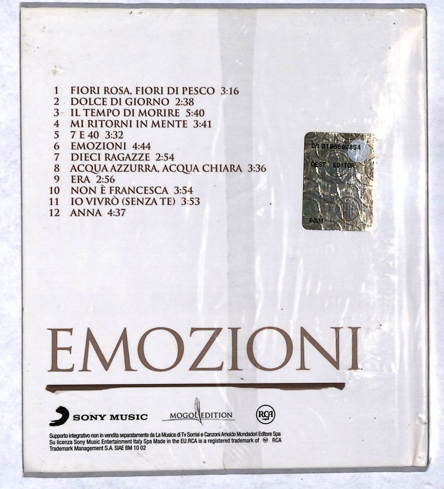 EBOND Lucio Battisti - Emozioni Digibook CD CB074531
