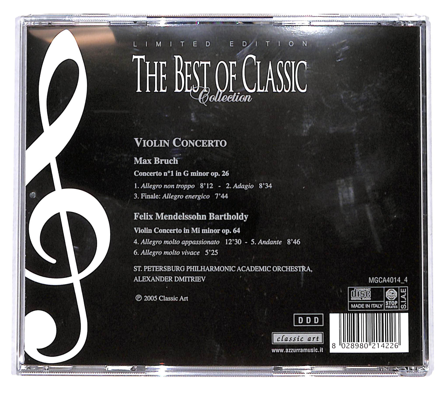 EBOND Various - The Best of Classic - Violin Concerto CD CB074540