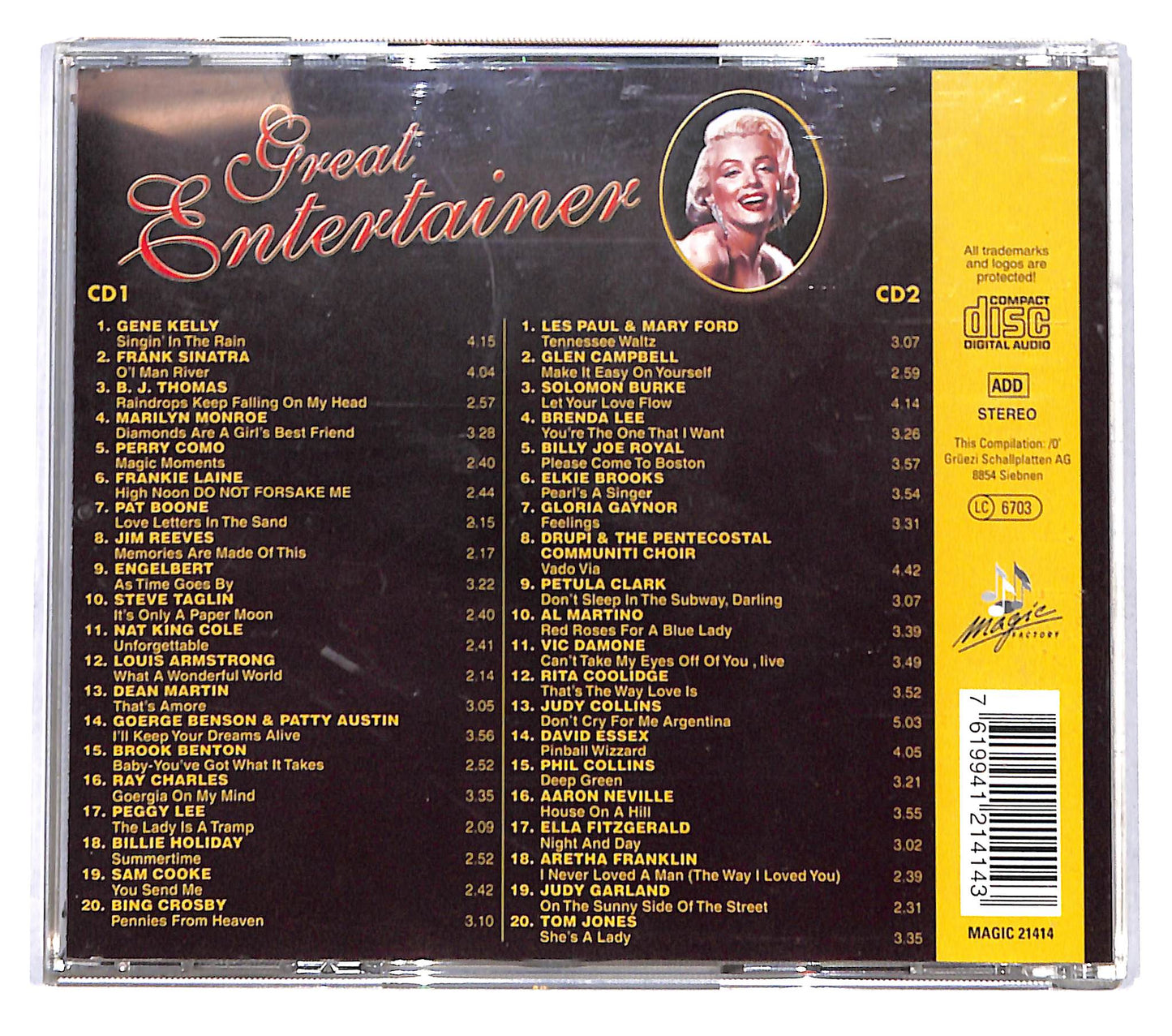 EBOND Various - Great Entertainer CD CB074542