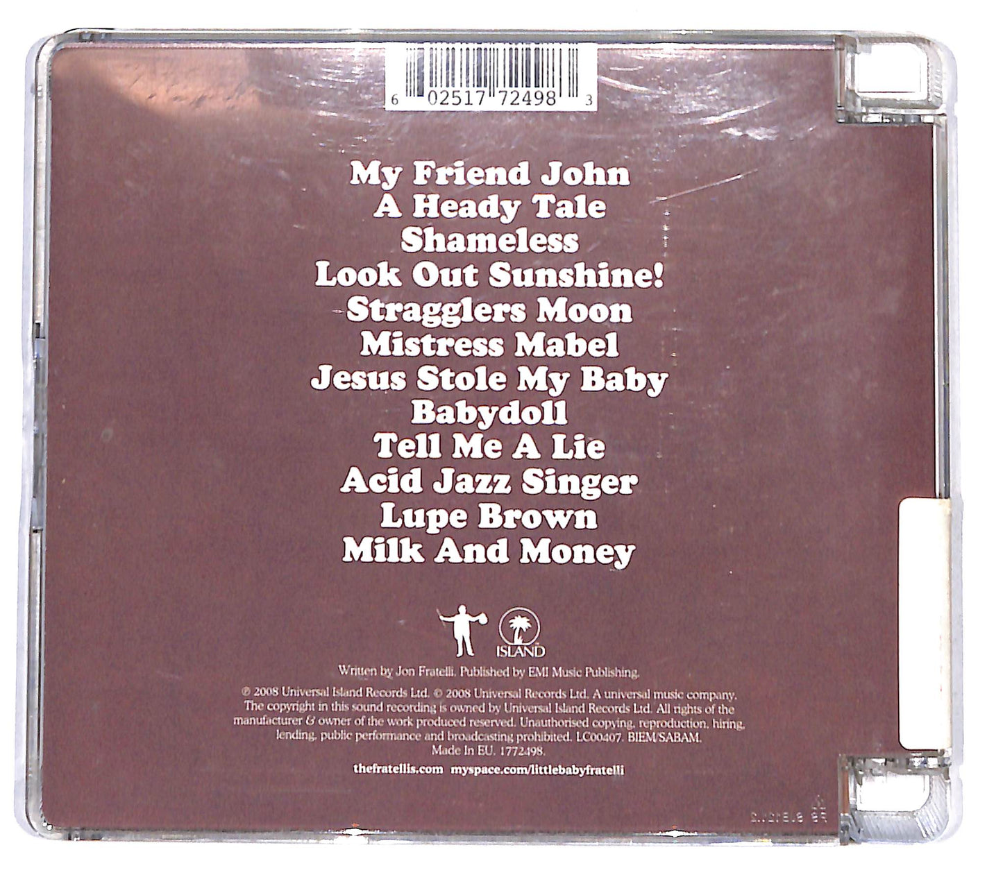 EBOND The Fratellis - Here We Stand SJB CD CB074706