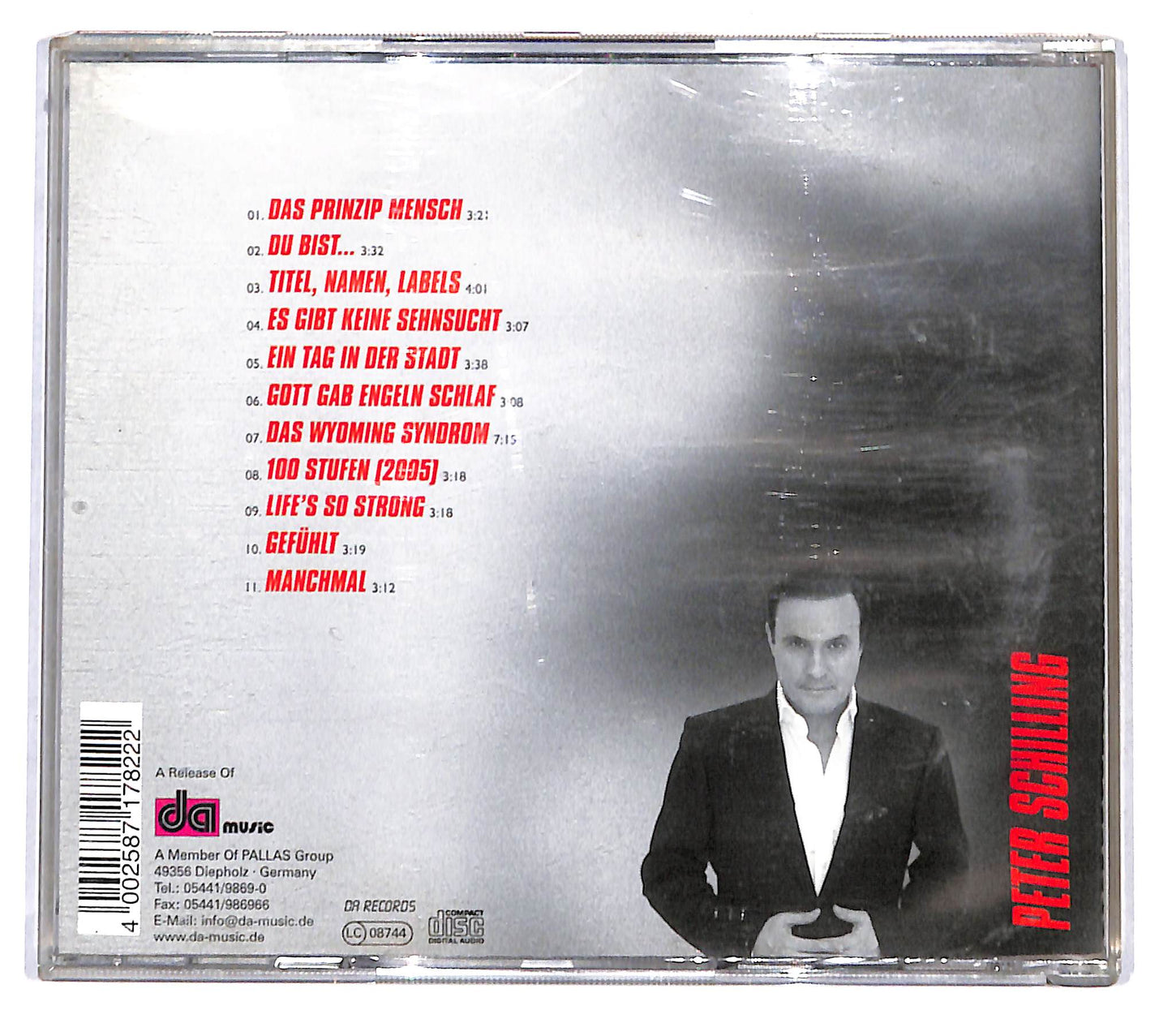 EBOND Peter Schilling - Das Prinzip Mensch CD CB074718