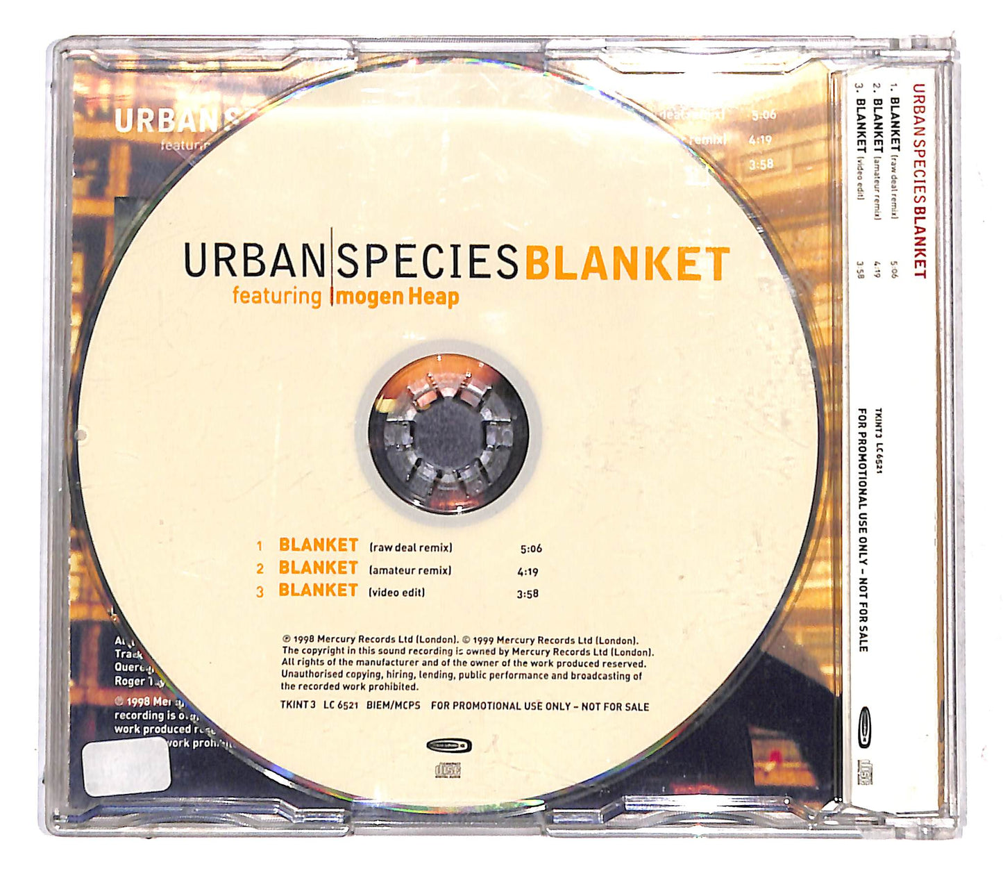 EBOND Urban Species Featuring Imogen Heap - Blanket CD CB074903